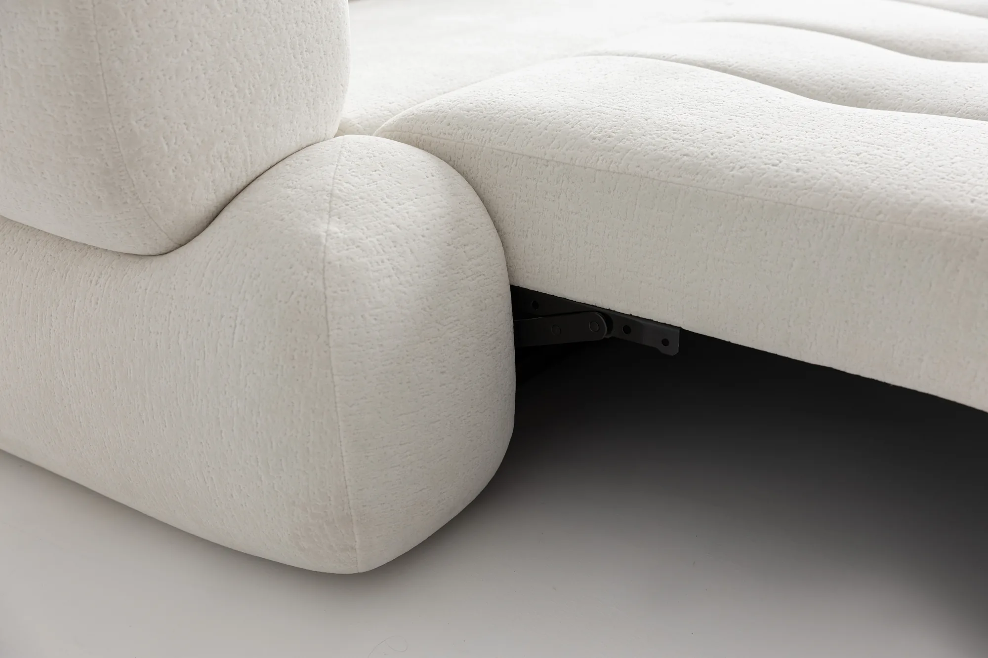 Canapea extensibilă ALLURE 260 cm, stofă deschisă – foto 15