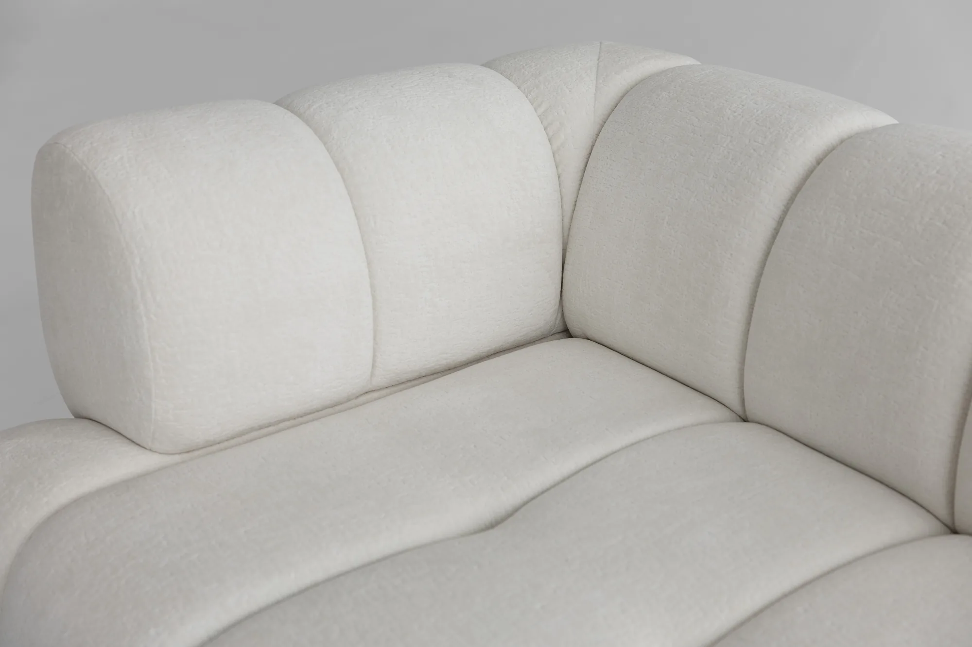 Canapea extensibilă ALLURE 260 cm, stofă deschisă – foto 16